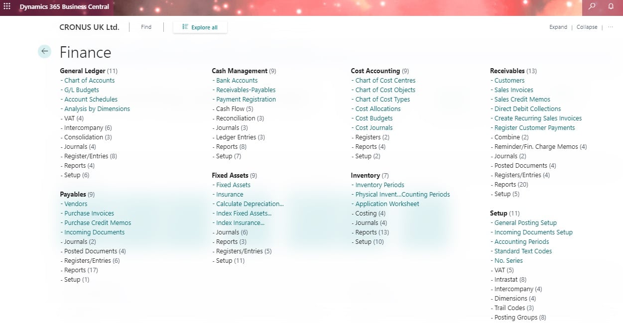 Finance Module