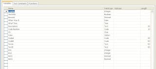 Variable Defining Area Screen