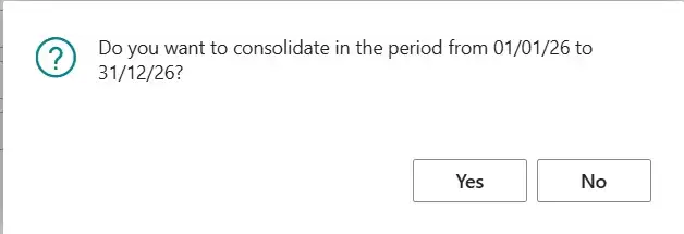 Consolidation Confirmation